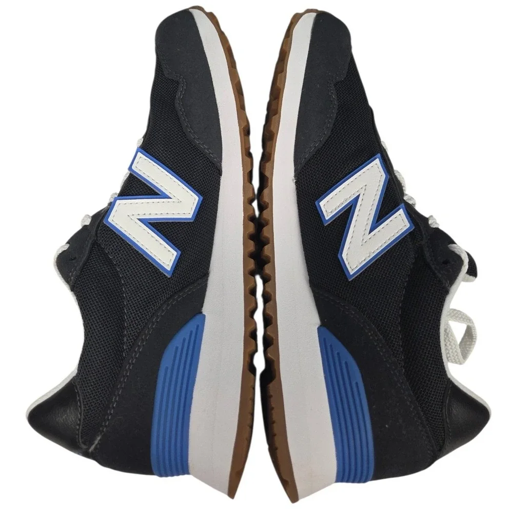 New Balance 515 Sneakers Men 7.5 Wide 2E Black Blue Running Shoes Comfort Casual